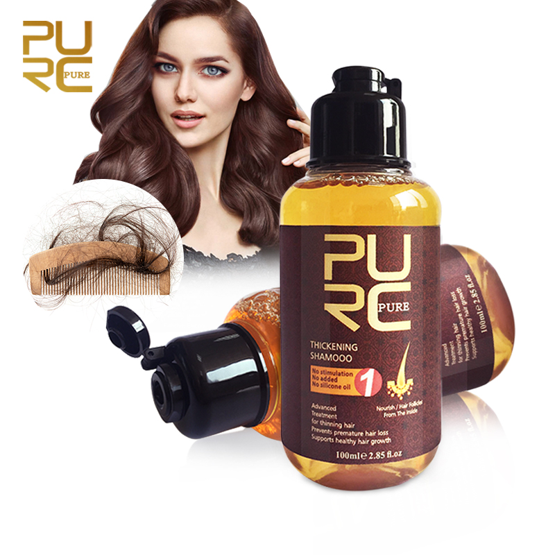 Hair Care Herbal Products - PURC-Herbal Ginseng Shampoo, Essência do Crescimento