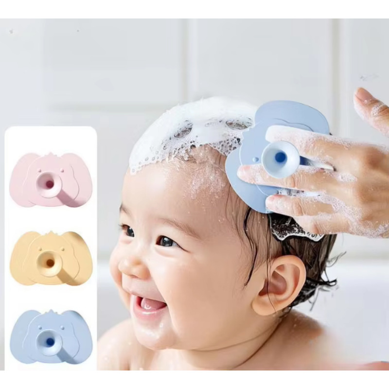 Hair Care Baby - Escova de shampoo de silicone para