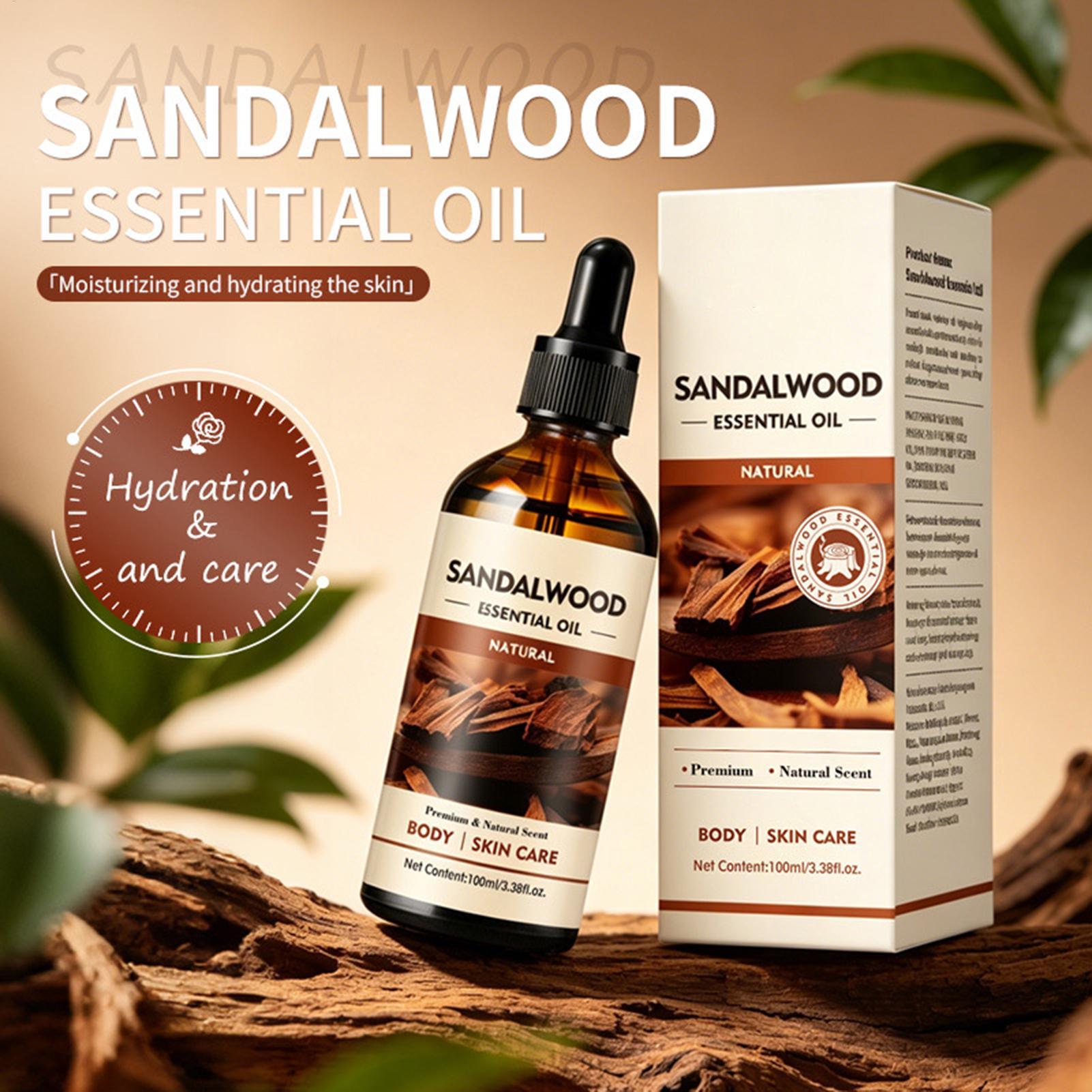 Hair Care Essential Oil - Óleo aromático de sândalo 100ml, óleo