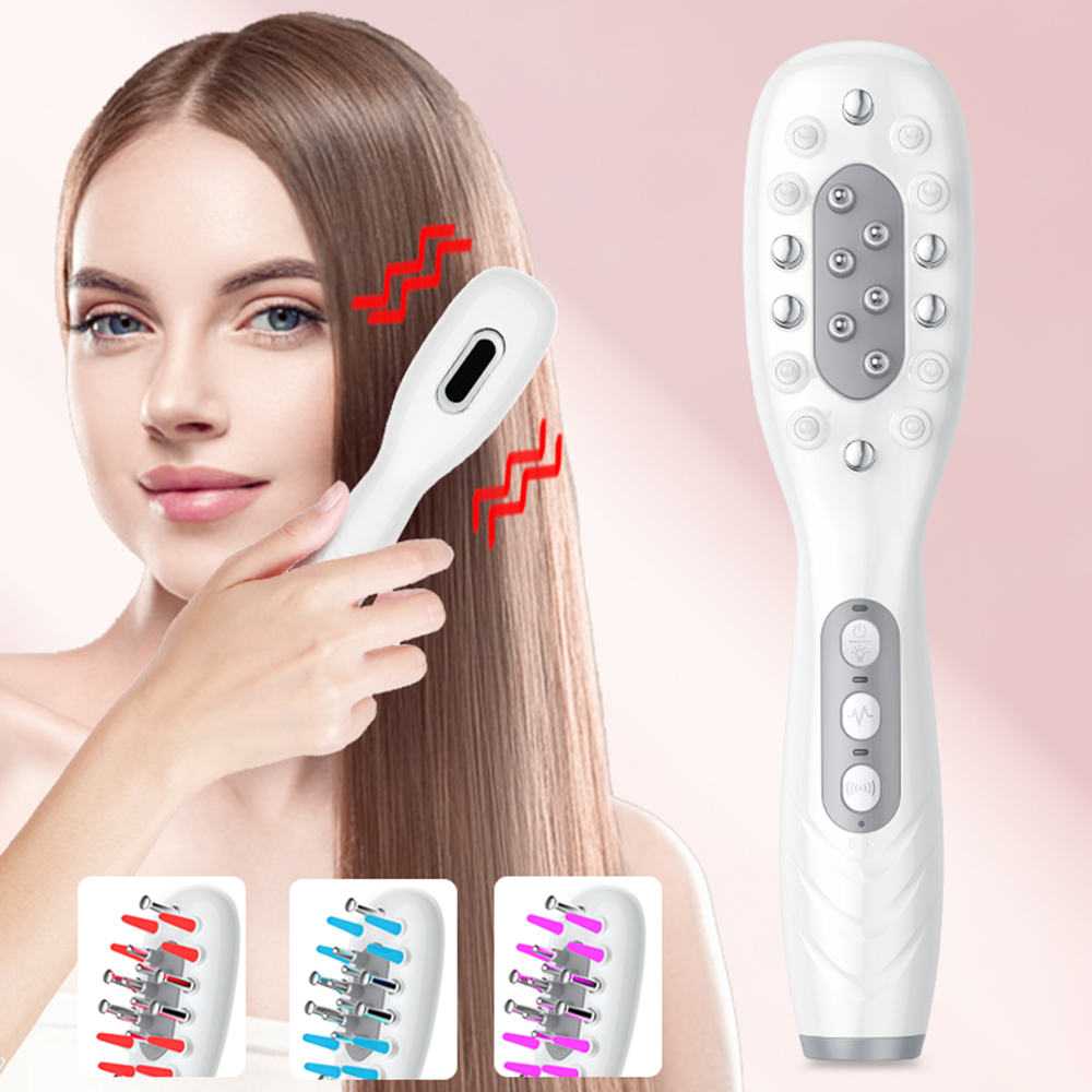 Pente massageador com vibração - Hair Care Essential Oil avaliação e preço