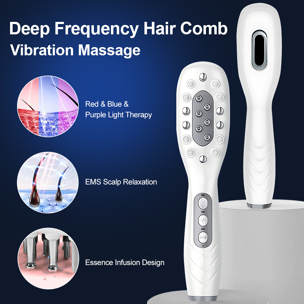 Pente massageador com vibração - Hair Care Essential Oil avaliação e preço